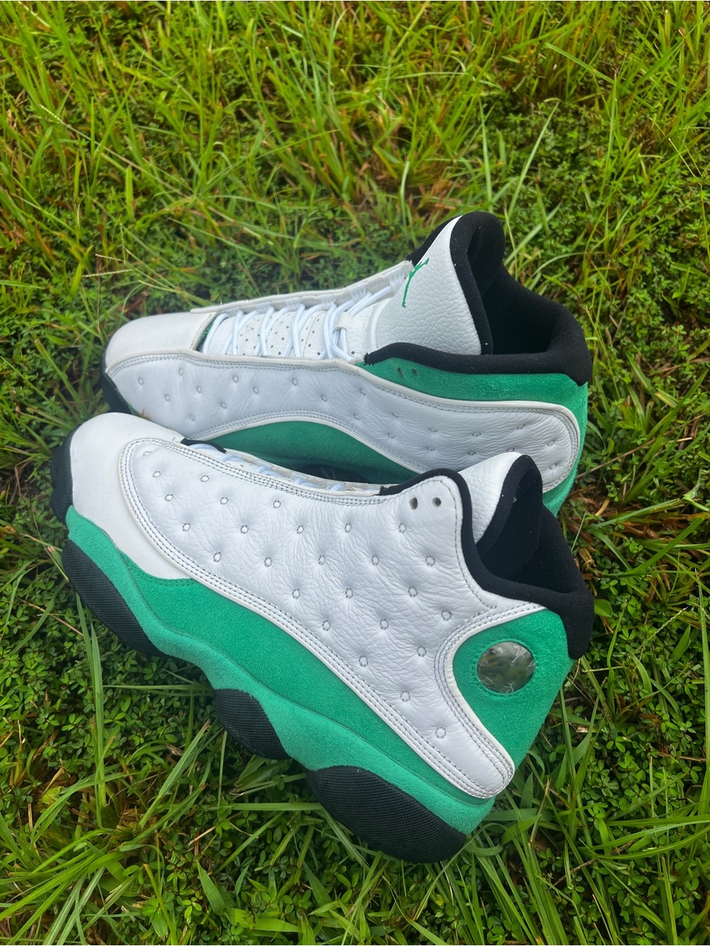 CLEAN Air Jordan 13 XII size 12.5 Womens Lucky Green shoes